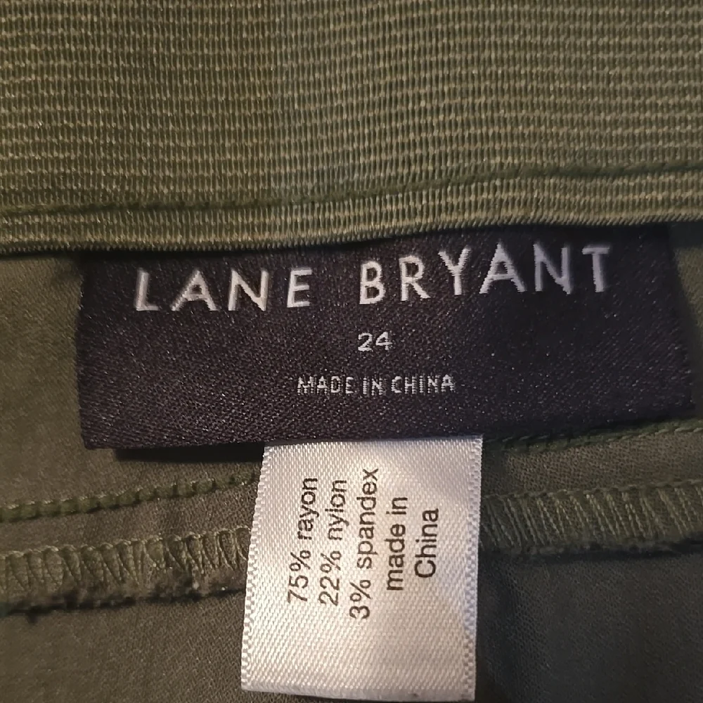 Lane Bryant Forest Green Trousers - Picture 2 of 7